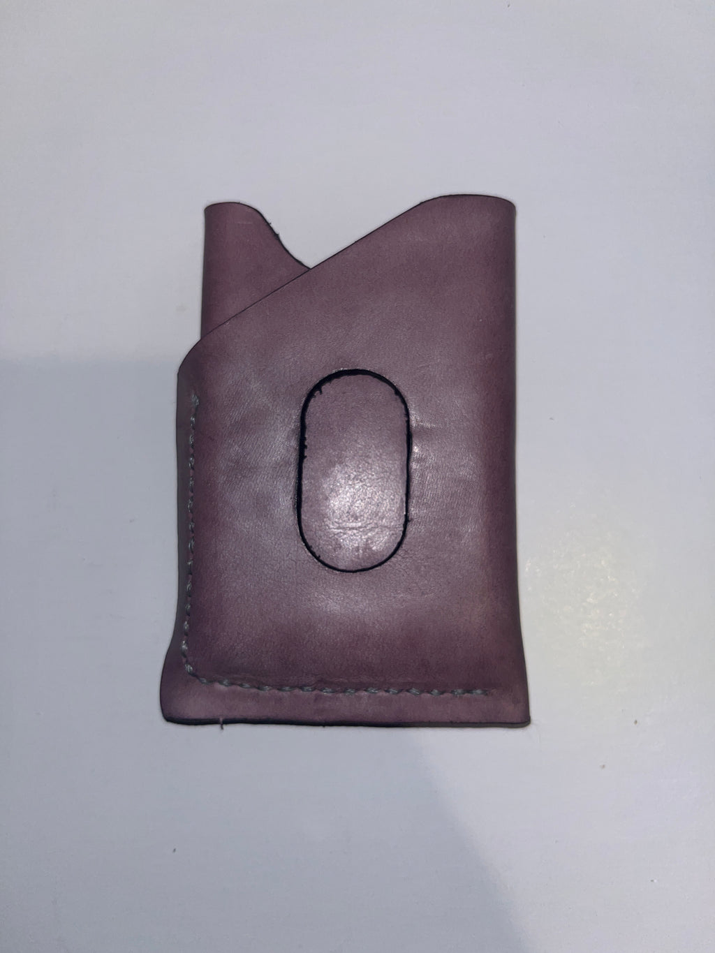 Minimalist hand stitched wallet